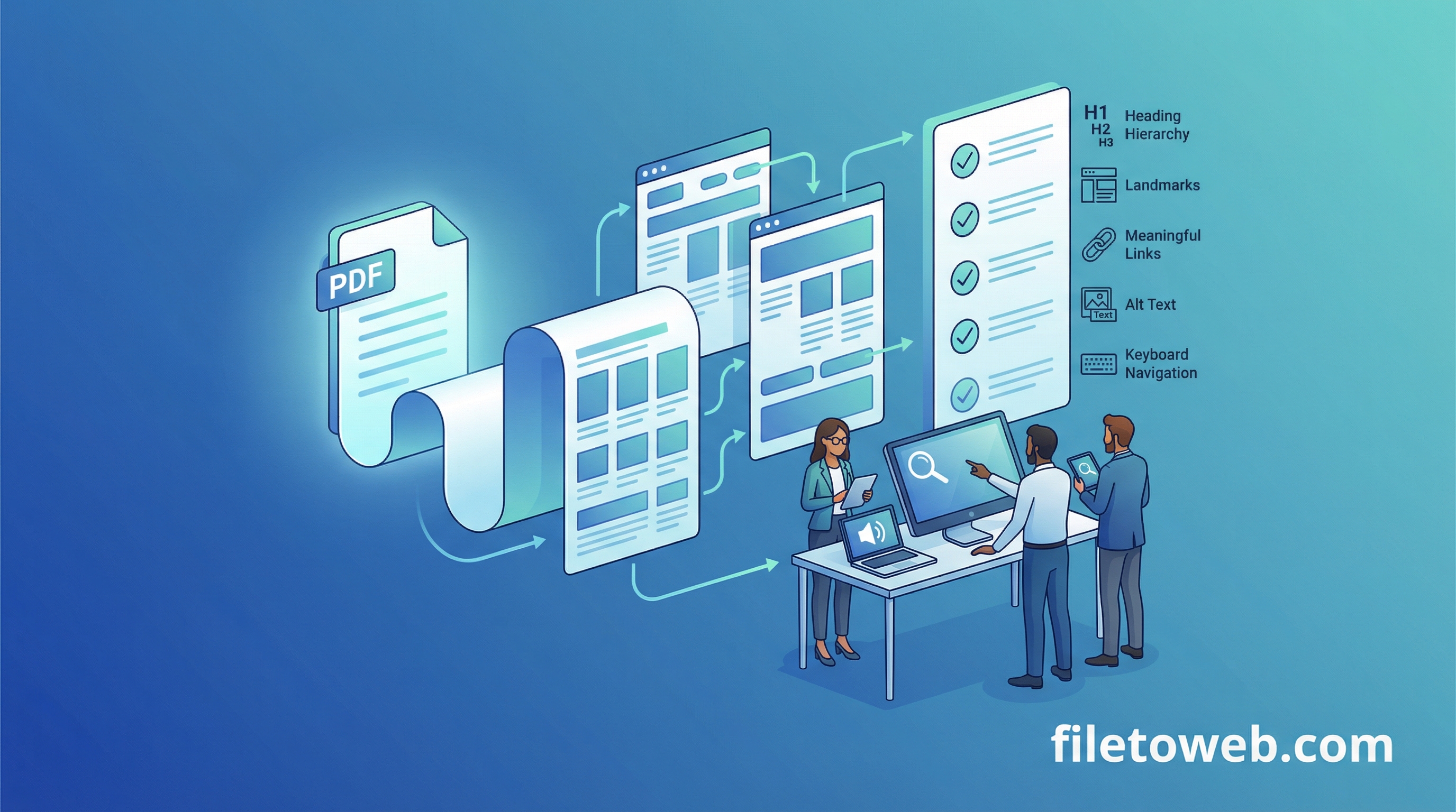 Cover Image for AI Workflows Accessibility Checklist: PDF to HTML Before You Publish