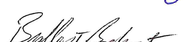 Handwritten signature of Brad Bookout