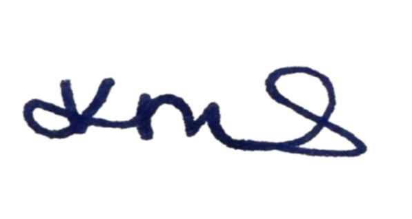 Signature of Katie Smiddy
