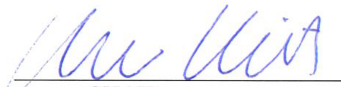 Chair Signature