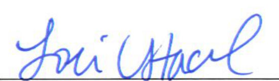 Signature of Lori Stacel