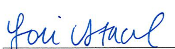 Clerk of Council Lori Stacel signature