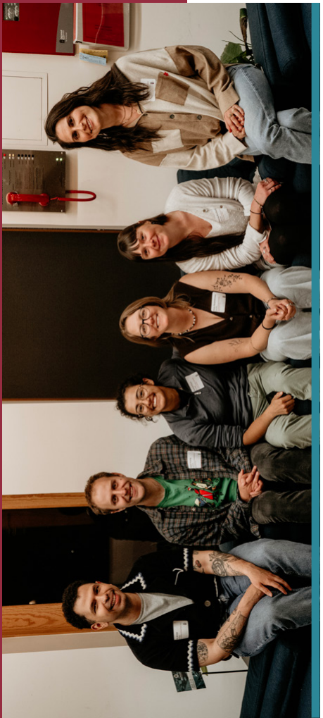 Members of the Resource Mobilizer Committee sitting together on a couch smiling