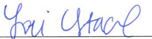 Signature of Clerk