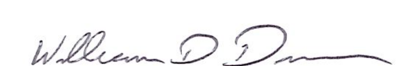 Signature of William D. Duncan