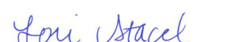 Signature of Lori Stacel