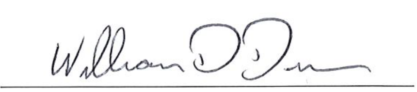 Mayor's signature