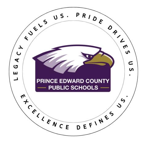 Prince Edward County Public Schools Seal - Legacy Fuels Us, Pride Drives Us, Excellence Defines Us
