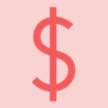 Dollar sign icon