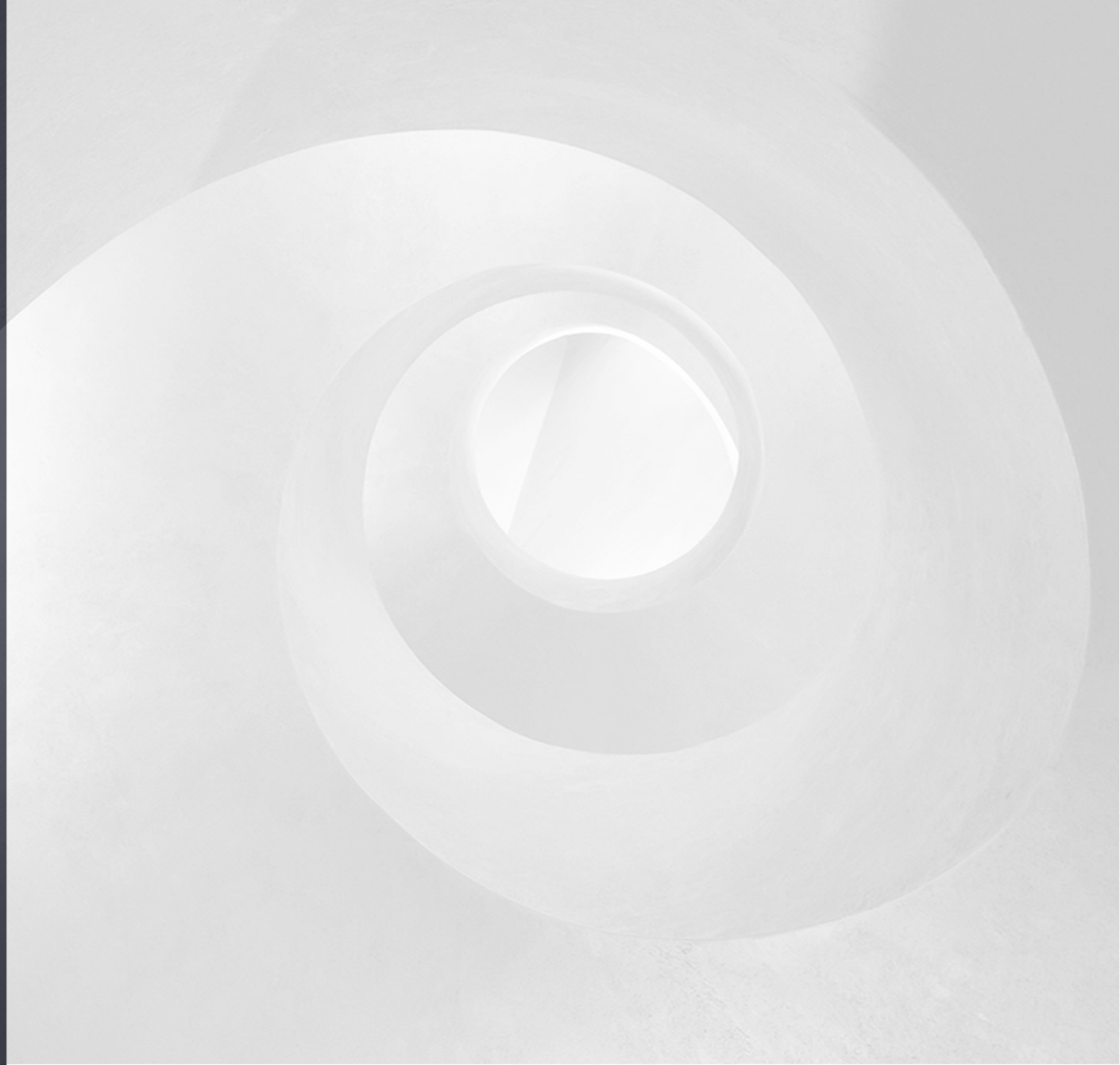 White spiral staircase architectural design background