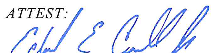 Signature of Edward Carroll