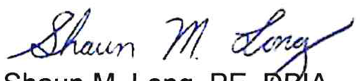 Handwritten signature mark of Shaun M. Long