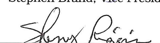 Signature of Sherry Riggin