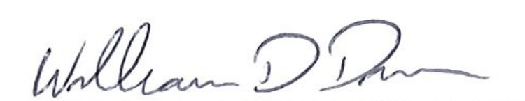 Signature of Mayor William D. Duncan