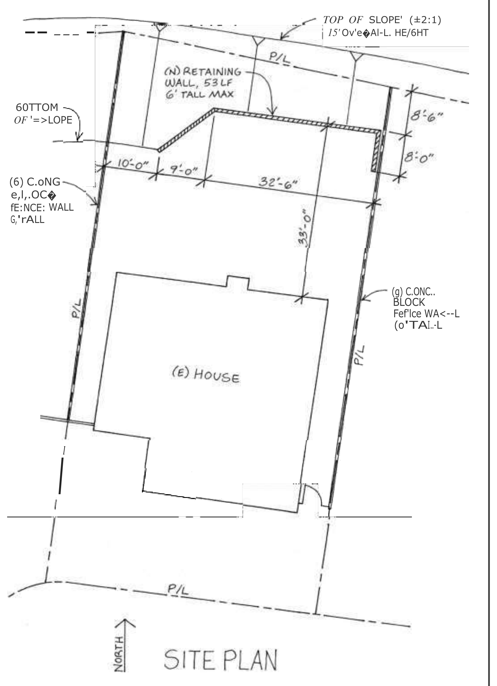 Professional architectural site plan with precise lines, dimensions, property lines, and detailed technical annotations. Labeled as ACCEPTABLE.