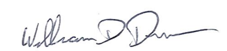 Signature of Mayor William D. Duncan