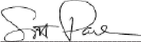 Signature of Scott R. Paulson