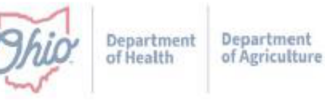 Ohio Department of Health and Department of Agriculture logos