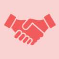 Collaborative negotiation model icon