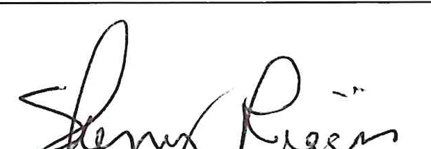 Signature of Sherry Riggin