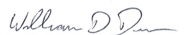 Signature of William D. Duncan