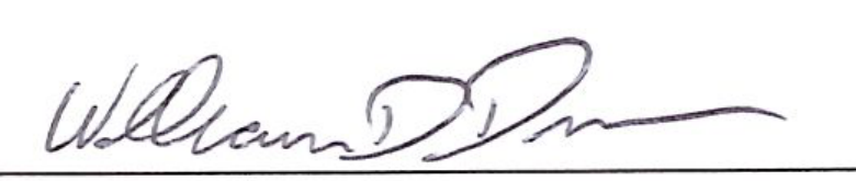 Mayor's signature