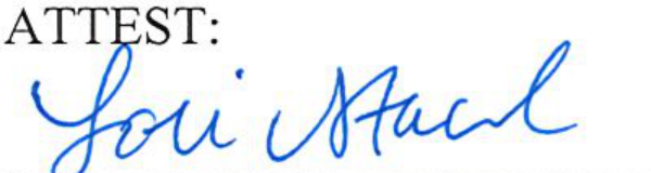 Signature of Lori Stacel