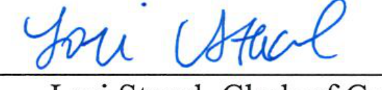 Signature of Lori Stacel