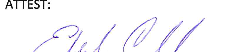 Signature of Ed Carroll