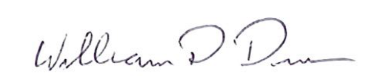 Signature of William Duncan, Mayor