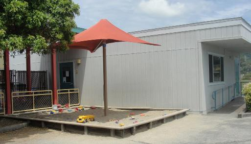 Children playing at Pickleweed Preschool.