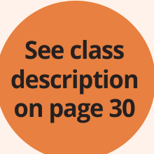Note: See class description on page 30