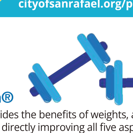 Dumbbell icon blue