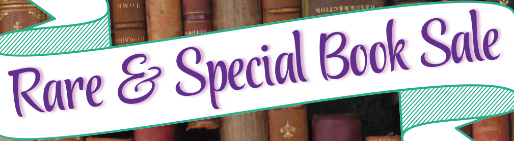 Rare and Special Book Sale poster