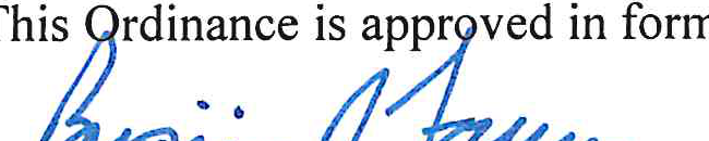 Signature of Legal Counsel