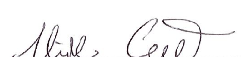 Signature of Commissioner of Health