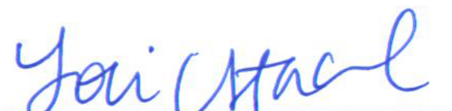 Signature of Clerk of Council Lori Stacel