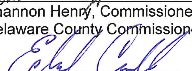 Signature of Edward Carroll