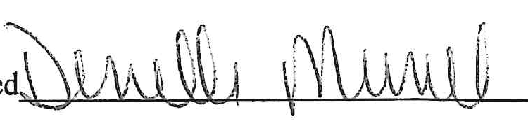 Staff signature