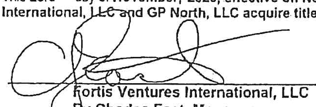 Handwritten signature of Charles East