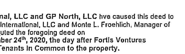 Signature of Monte L. Froehlich