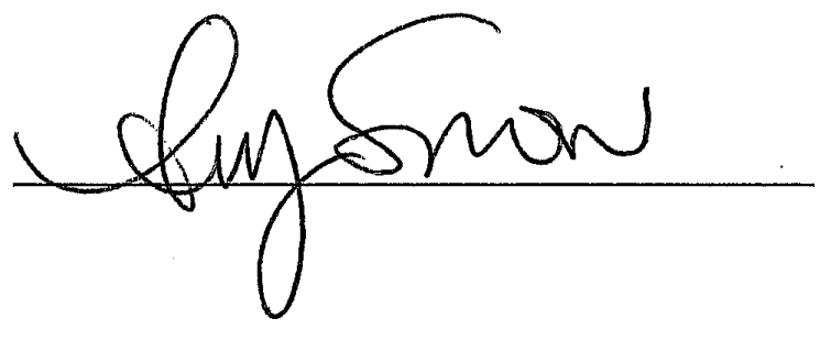 Signature of Amy Snow