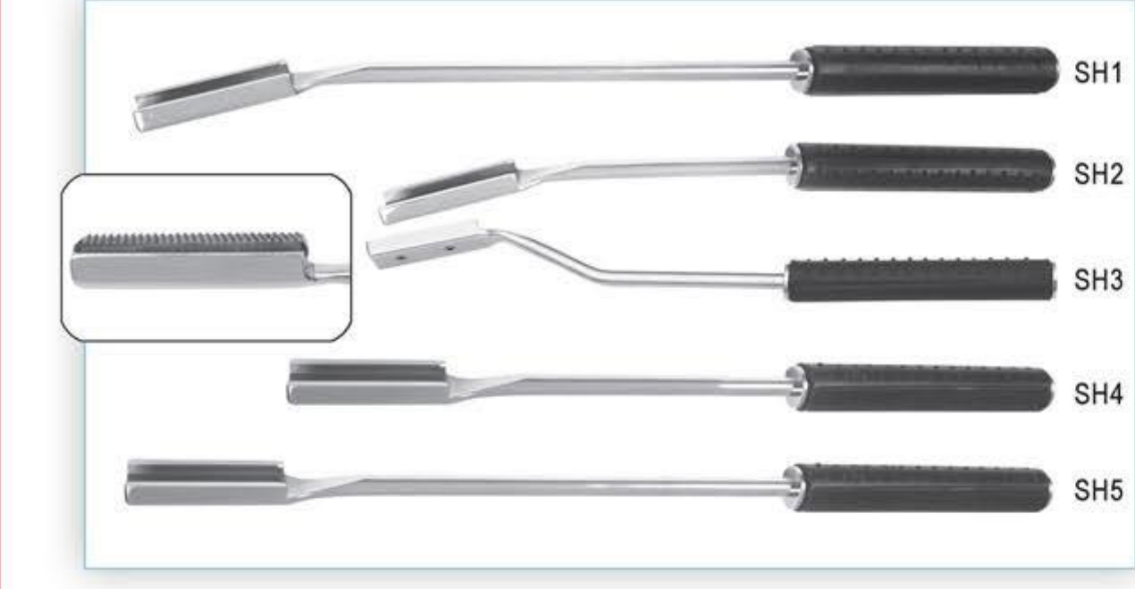 Visual list of Classic Round Shaft Floats from SH1 to SH5