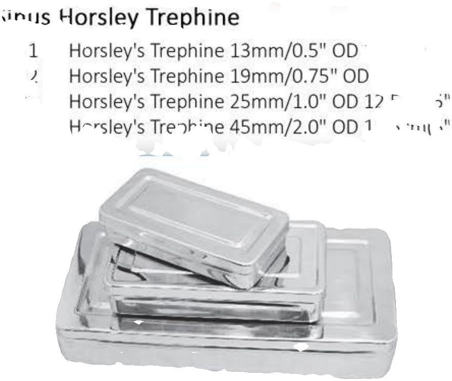 Stainless Steel Instrument Storage Boxes with Lid