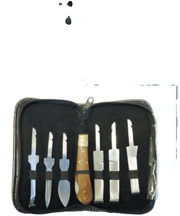 MFT2236 Hoof Knives Zip Up Wallet