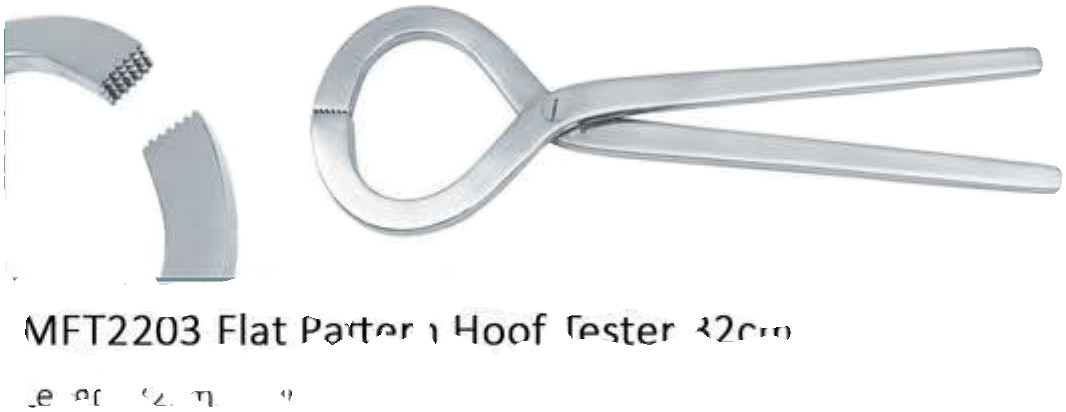 MFT2203 Flat Pattern Hoof Tester 32cm