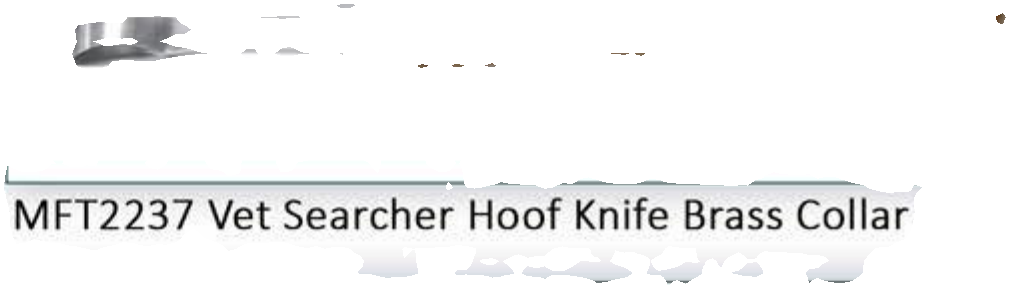Vet Searcher Hoof Knife