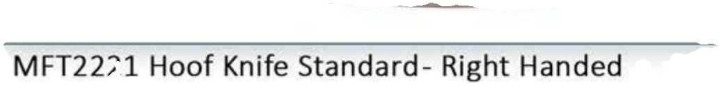Hoof Knife Standard