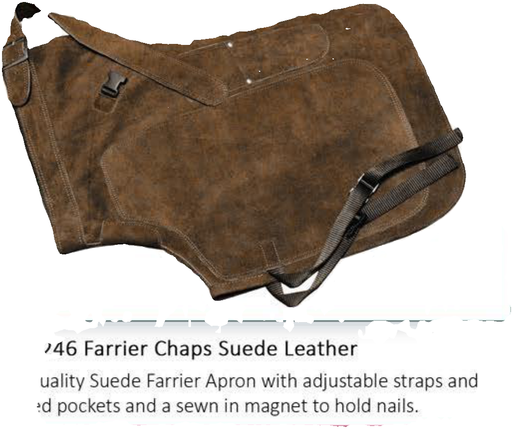 MEF2246 Farrier Chaps Suede Leather