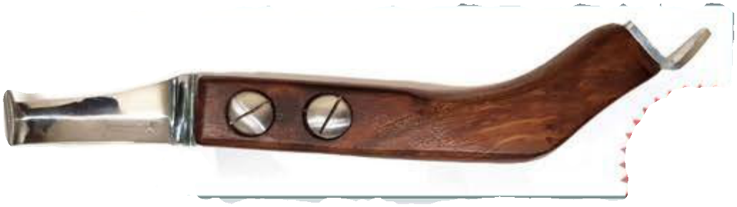 MEF2254 Hoof Knife with Tail Pick